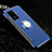 Custodia Silicone e Plastica Opaca Cover con Magnetico Anello Supporto R03 per Samsung Galaxy S20 Ultra