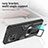 Custodia Silicone e Plastica Opaca Cover con Magnetico Anello Supporto R04 per Xiaomi Mi 11 Lite 5G NE