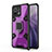 Custodia Silicone e Plastica Opaca Cover con Magnetico Anello Supporto R08 per Xiaomi Mi 11 5G Viola