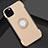 Custodia Silicone e Plastica Opaca Cover con Magnetico Anello Supporto S01 per Apple iPhone 11 Pro