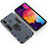 Custodia Silicone e Plastica Opaca Cover con Magnetico Anello Supporto S01 per Samsung Galaxy M10S