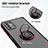 Custodia Silicone e Plastica Opaca Cover con Magnetico Anello Supporto S04 per Motorola Moto G Stylus (2021)