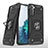 Custodia Silicone e Plastica Opaca Cover con Magnetico Anello Supporto T04 per Samsung Galaxy S23 Plus 5G