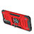 Custodia Silicone e Plastica Opaca Cover con Magnetico Anello Supporto T05 per Samsung Galaxy S23 Plus 5G Rosso