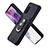 Custodia Silicone e Plastica Opaca Cover con Magnetico Anello Supporto Y01B per Samsung Galaxy S20