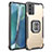 Custodia Silicone e Plastica Opaca Cover con Magnetico Anello Supporto ZJ2 per Samsung Galaxy Note 20 5G