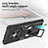 Custodia Silicone e Plastica Opaca Cover con Magnetico Anello Supporto ZL1 per Huawei Mate 40 Pro