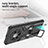 Custodia Silicone e Plastica Opaca Cover con Magnetico Anello Supporto ZL1 per Huawei Mate 40 Pro+ Plus