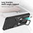 Custodia Silicone e Plastica Opaca Cover con Magnetico Anello Supporto ZL1 per Samsung Galaxy A12 5G