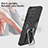 Custodia Silicone e Plastica Opaca Cover con Magnetico Anello Supporto ZL1 per Samsung Galaxy M12