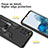 Custodia Silicone e Plastica Opaca Cover con Magnetico Anello Supporto ZL1 per Samsung Galaxy S20 Plus