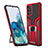 Custodia Silicone e Plastica Opaca Cover con Magnetico Anello Supporto ZL1 per Samsung Galaxy S20 Plus