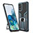 Custodia Silicone e Plastica Opaca Cover con Magnetico Anello Supporto ZL1 per Samsung Galaxy S20 Plus