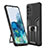 Custodia Silicone e Plastica Opaca Cover con Magnetico Anello Supporto ZL1 per Samsung Galaxy S20 Plus