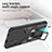 Custodia Silicone e Plastica Opaca Cover con Magnetico Anello Supporto ZL1 per Xiaomi Redmi 9 Power