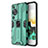 Custodia Silicone e Plastica Opaca Cover con Magnetico Supporto KC1 per Huawei P60