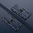 Custodia Silicone e Plastica Opaca Cover con Magnetico Supporto KC1 per Xiaomi Mi 11i 5G