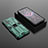 Custodia Silicone e Plastica Opaca Cover con Magnetico Supporto KC1 per Xiaomi Poco F3 GT 5G