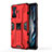 Custodia Silicone e Plastica Opaca Cover con Magnetico Supporto KC1 per Xiaomi Poco F4 GT 5G