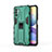 Custodia Silicone e Plastica Opaca Cover con Magnetico Supporto KC1 per Xiaomi POCO M3 Pro 5G