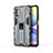 Custodia Silicone e Plastica Opaca Cover con Magnetico Supporto KC1 per Xiaomi POCO M3 Pro 5G Grigio