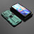 Custodia Silicone e Plastica Opaca Cover con Magnetico Supporto KC1 per Xiaomi Poco M4 Pro 5G