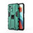 Custodia Silicone e Plastica Opaca Cover con Magnetico Supporto KC1 per Xiaomi Poco X3 GT 5G Verde