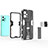 Custodia Silicone e Plastica Opaca Cover con Magnetico Supporto KC1 per Xiaomi Poco X5 5G
