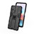 Custodia Silicone e Plastica Opaca Cover con Magnetico Supporto KC1 per Xiaomi Redmi Note 10 Pro Max