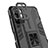 Custodia Silicone e Plastica Opaca Cover con Magnetico Supporto KC1 per Xiaomi Redmi Note 11 SE 5G
