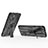 Custodia Silicone e Plastica Opaca Cover con Magnetico Supporto KC2 per Huawei P60 Pro