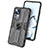 Custodia Silicone e Plastica Opaca Cover con Magnetico Supporto KC2 per Xiaomi Mi 12T Pro 5G