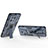 Custodia Silicone e Plastica Opaca Cover con Magnetico Supporto KC2 per Xiaomi Mi 13 Pro 5G