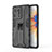 Custodia Silicone e Plastica Opaca Cover con Magnetico Supporto KC2 per Xiaomi Mi Mix 4 5G
