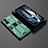 Custodia Silicone e Plastica Opaca Cover con Magnetico Supporto KC2 per Xiaomi Poco F4 GT 5G