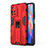 Custodia Silicone e Plastica Opaca Cover con Magnetico Supporto KC2 per Xiaomi Poco M4 Pro 5G