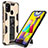 Custodia Silicone e Plastica Opaca Cover con Magnetico Supporto MQ1 per Samsung Galaxy M31 Prime Edition