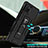 Custodia Silicone e Plastica Opaca Cover con Magnetico Supporto MQ1 per Samsung Galaxy Note 10 Lite