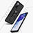 Custodia Silicone e Plastica Opaca Cover con Magnetico Supporto MQ1 per Samsung Galaxy S20 FE 4G