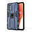 Custodia Silicone e Plastica Opaca Cover con Magnetico Supporto per Oppo K9 Pro 5G