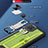 Custodia Silicone e Plastica Opaca Cover con Magnetico Supporto Q01W per Samsung Galaxy A12 Nacho