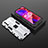 Custodia Silicone e Plastica Opaca Cover con Magnetico Supporto T02 per OnePlus Nord N200 5G
