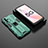 Custodia Silicone e Plastica Opaca Cover con Magnetico Supporto T02 per Oppo A93s 5G