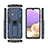 Custodia Silicone e Plastica Opaca Cover con Magnetico Supporto T02 per Samsung Galaxy A32 5G