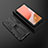 Custodia Silicone e Plastica Opaca Cover con Magnetico Supporto T02 per Samsung Galaxy A72 5G