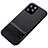 Custodia Silicone e Plastica Opaca Cover con Supporto A01 per Apple iPhone 11 Pro Nero