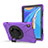 Custodia Silicone e Plastica Opaca Cover con Supporto A01 per Huawei MediaPad M6 10.8 Viola