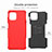 Custodia Silicone e Plastica Opaca Cover con Supporto A01 per Motorola Moto Edge 20 Lite 5G