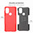 Custodia Silicone e Plastica Opaca Cover con Supporto A01 per Motorola Moto G Play (2023)