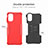 Custodia Silicone e Plastica Opaca Cover con Supporto A01 per Motorola Moto G22